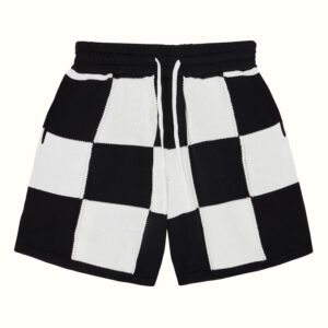 CB CHEQUERED KNIT SHORTS