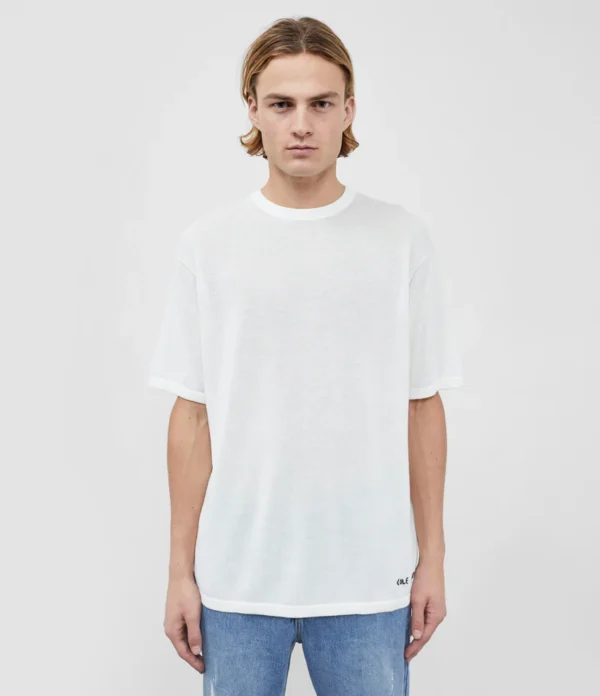 HIGH TWIST COTTON WHITE T-SHIRT